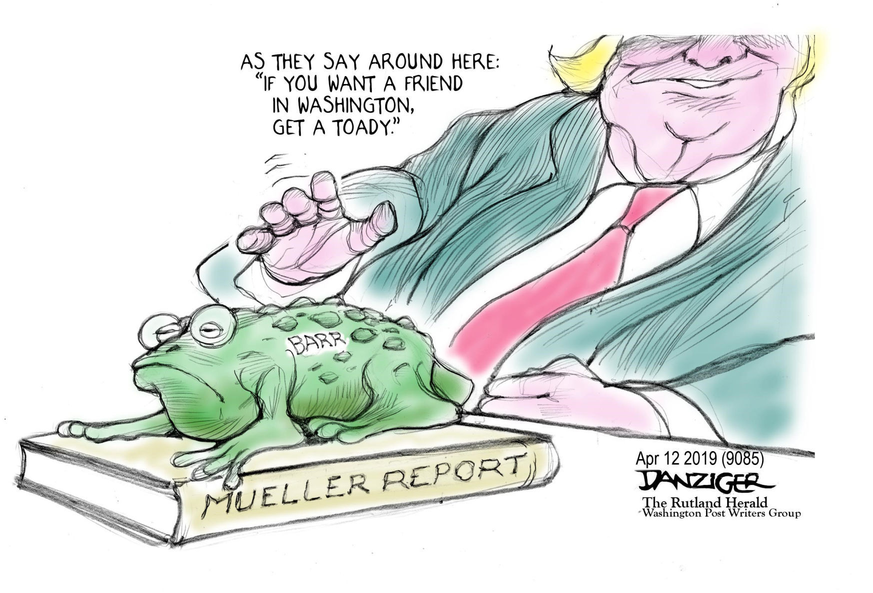 Jeff Danziger cartoon